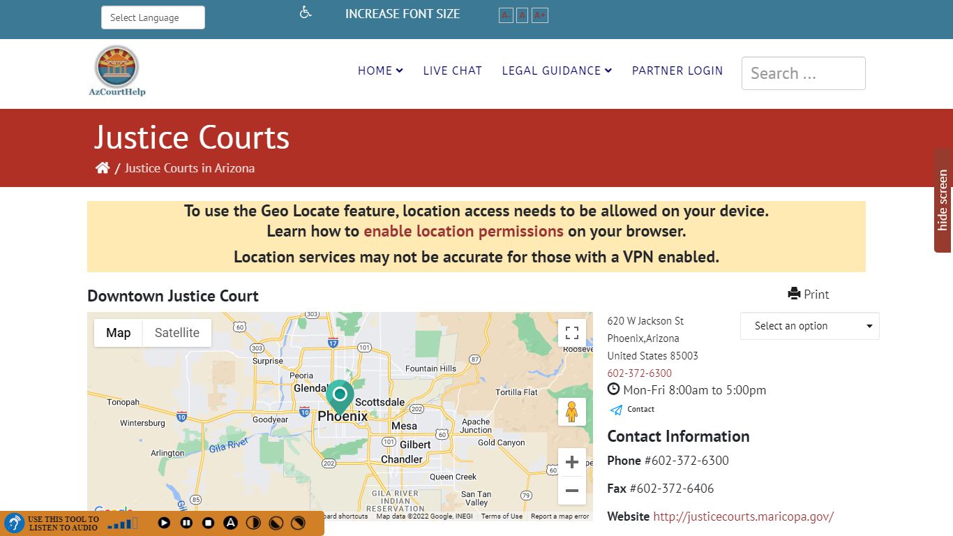 Downtown Justice Court - AzCourtHelp